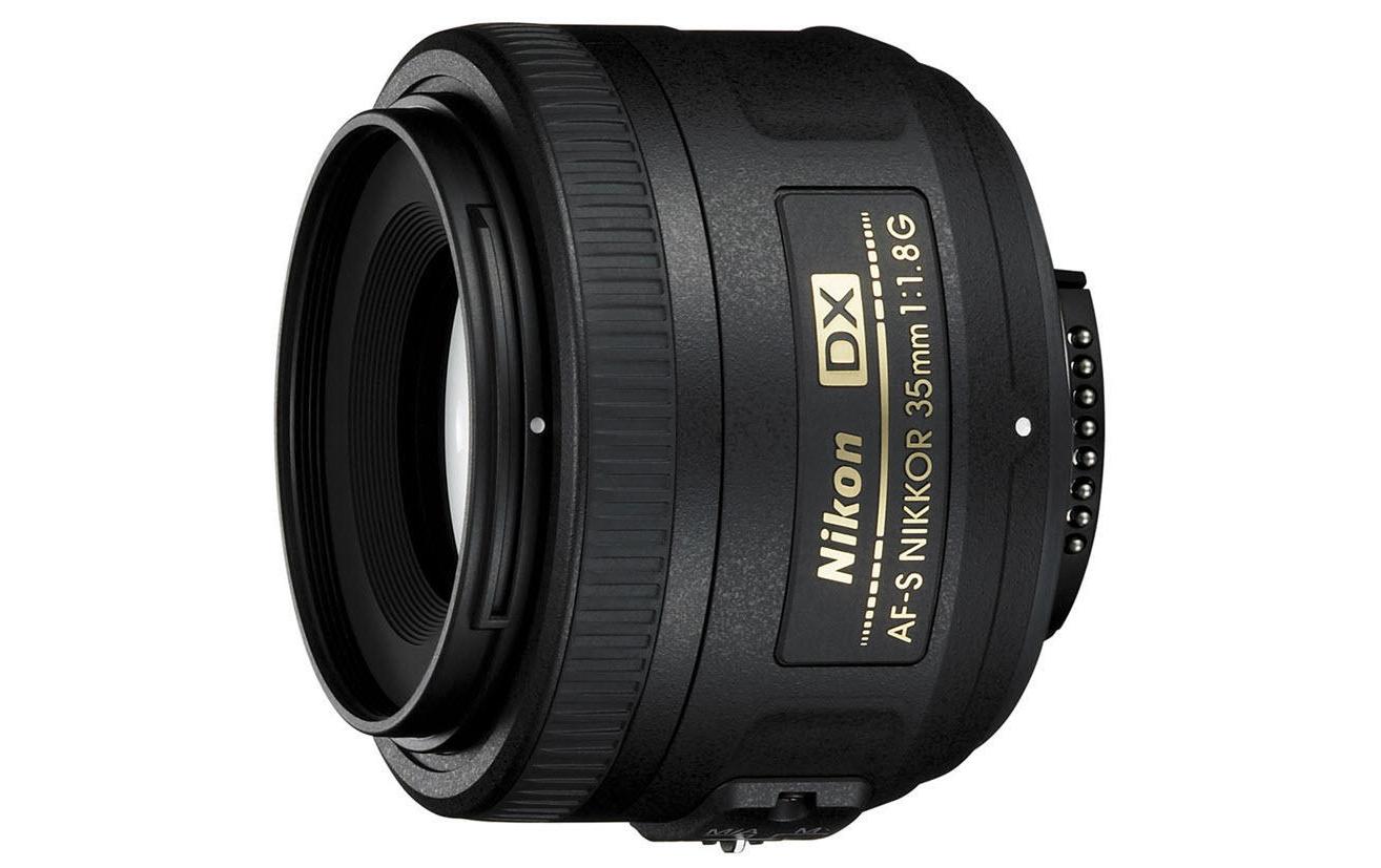 Festbrennweite AF-S DX 35mm F/1.8G – Nikon F<br>Lichtstarkes Weitwinkel-Objektiv