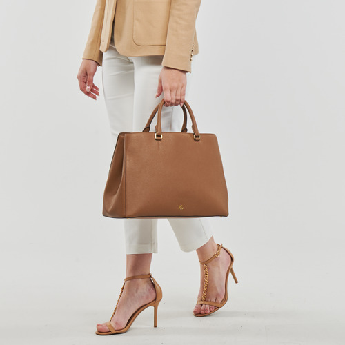 Lauren Ralph Lauren - HANNA 37-SATCHEL-LARGE Cognac