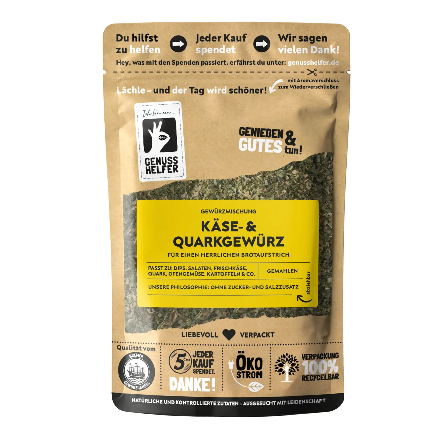 Käse- und Quarkgewürz, gemahlen