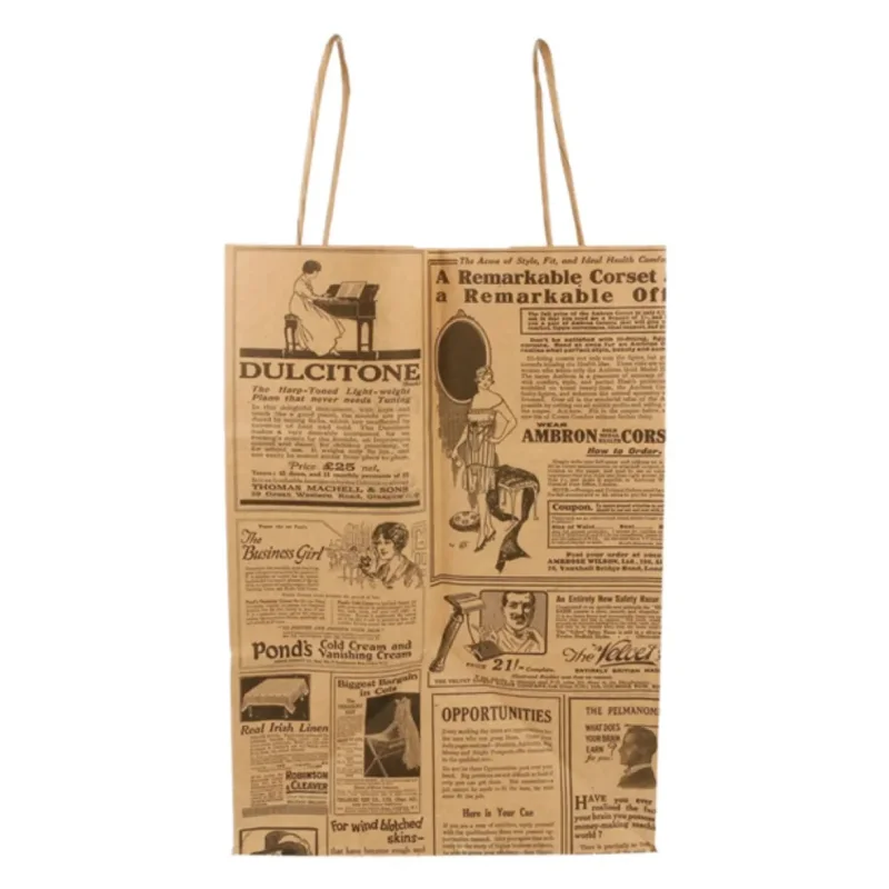 GDP - Sacs cabas en papier kraft avec anses - x250