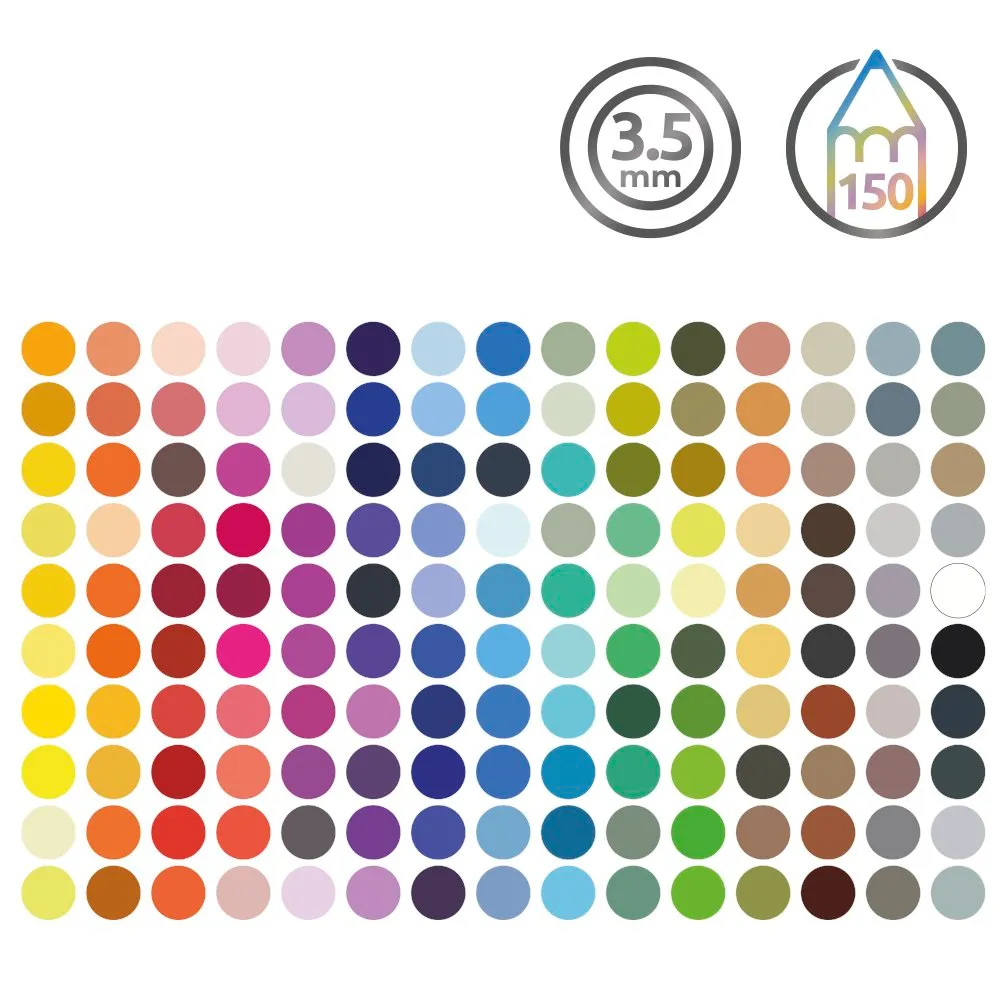 Derwent Chromaflow Pencil 150 stk. i tinæske