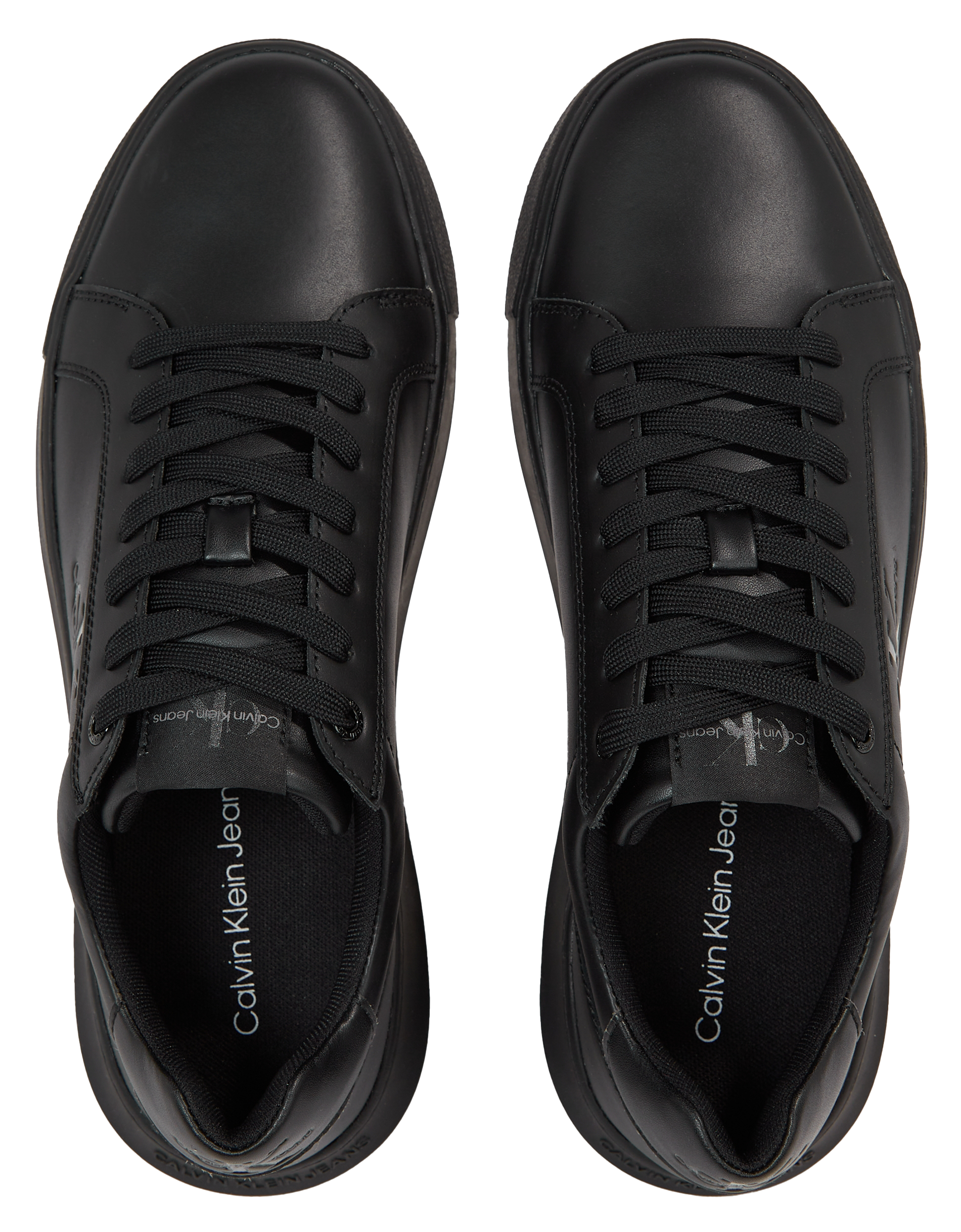 Baskets basses en cuir | Noir