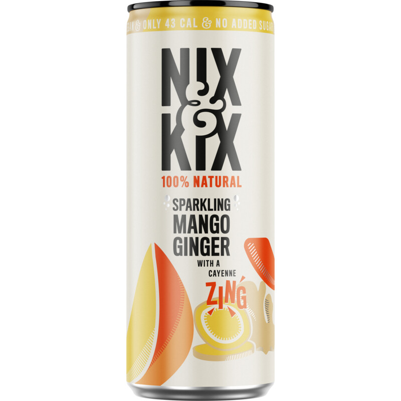 Nix & Kix Sparkling mango ginger