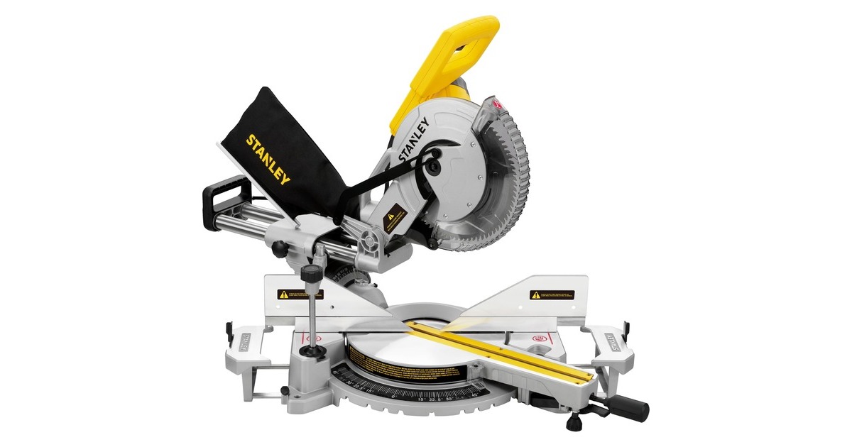 StanleySM1800-QS Afkort- en verstekzaag  (Geel/zwart, 254 mm, 1800W)