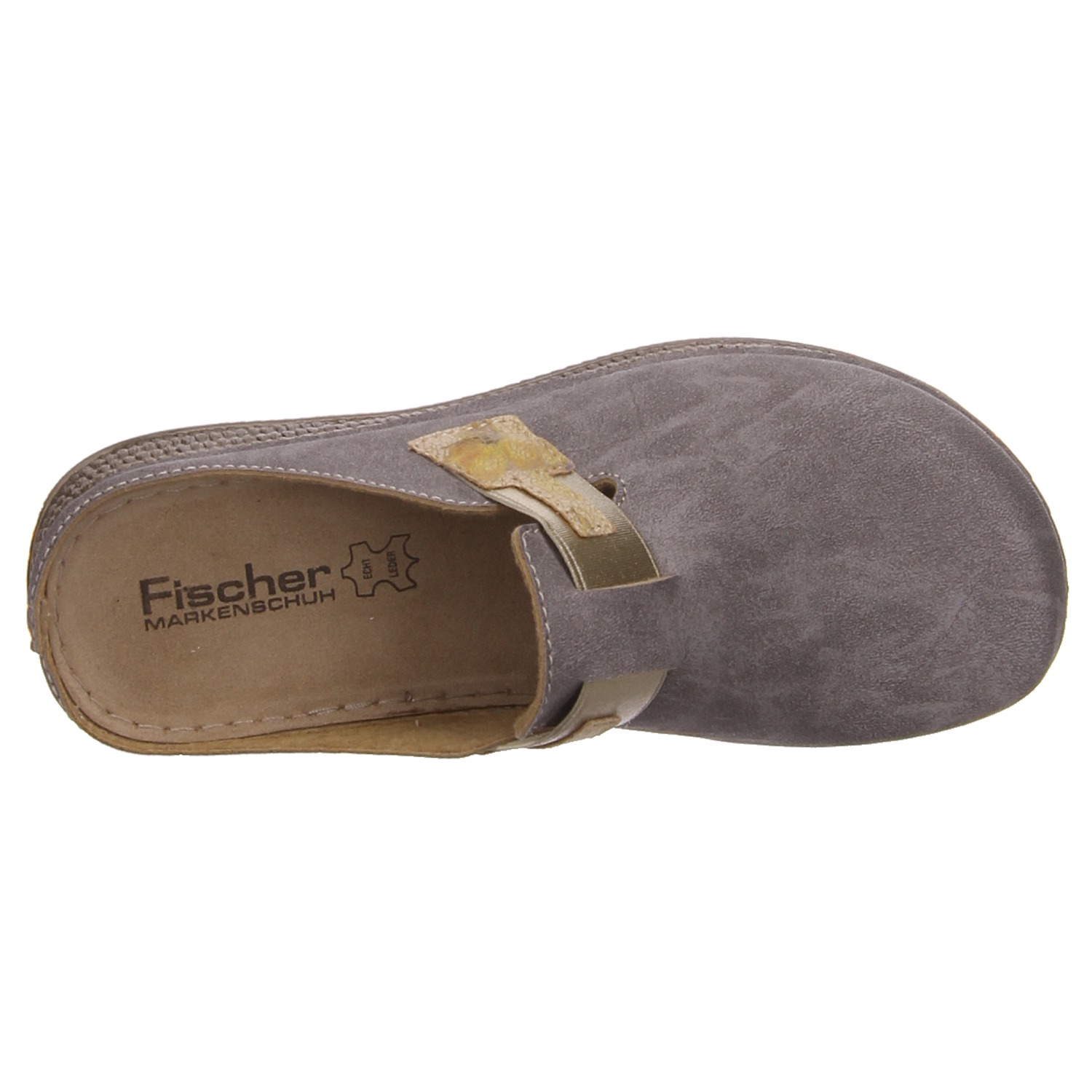 Fischer Clogs grau grau