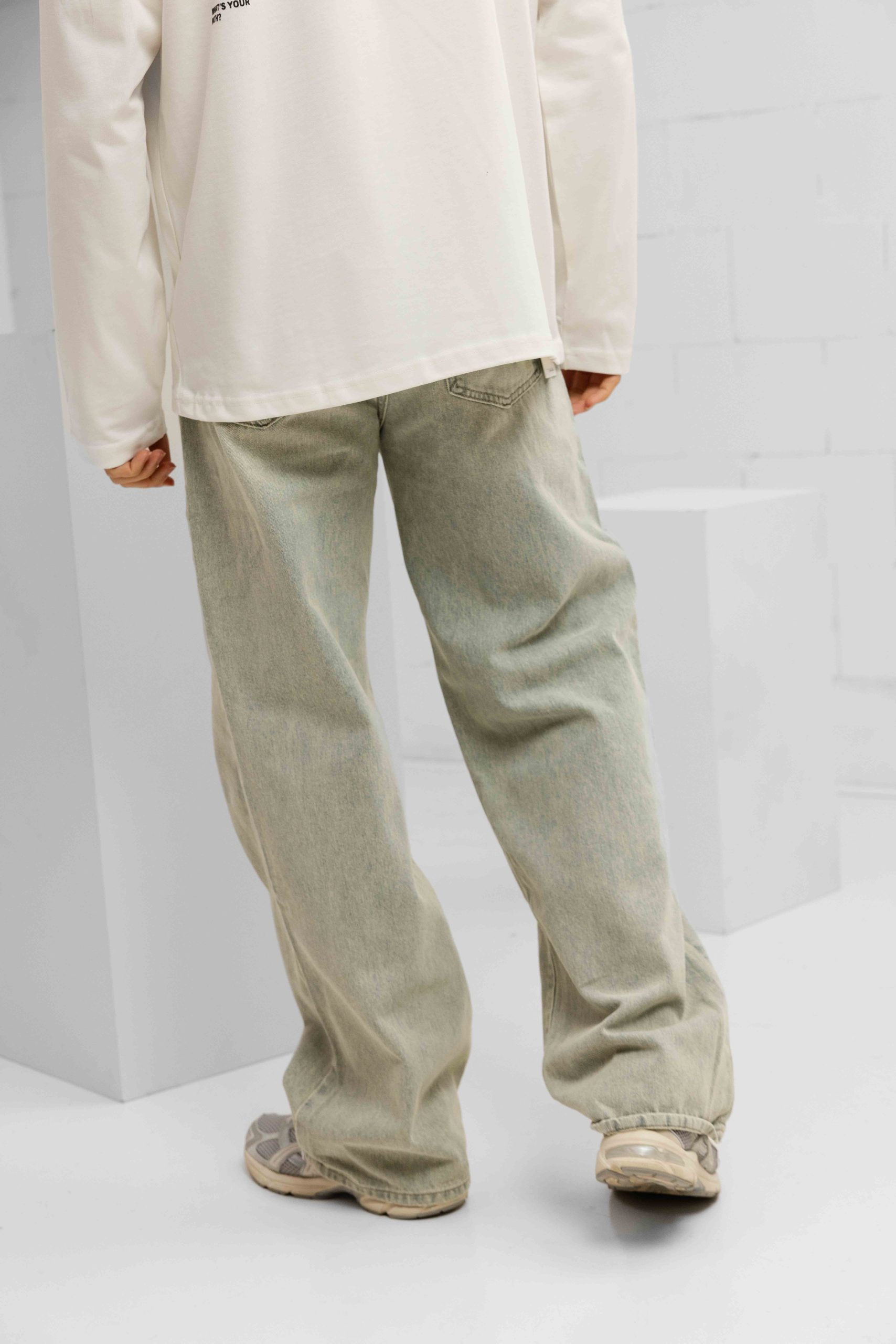 Project x Paris Straight Fit Jeans Heren Lichtblauw