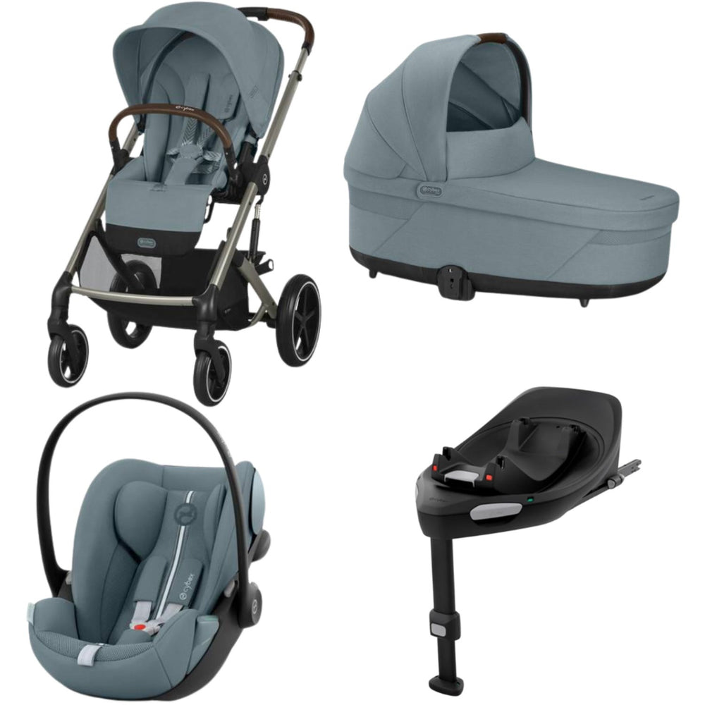 Køb Cybex Stormy Blue Balios S Lux Bundle
