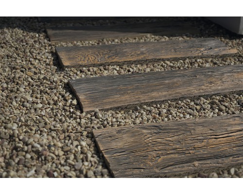 Betonnen houten plank, rustiek bruin, 90 x 22,5 x 4 cm