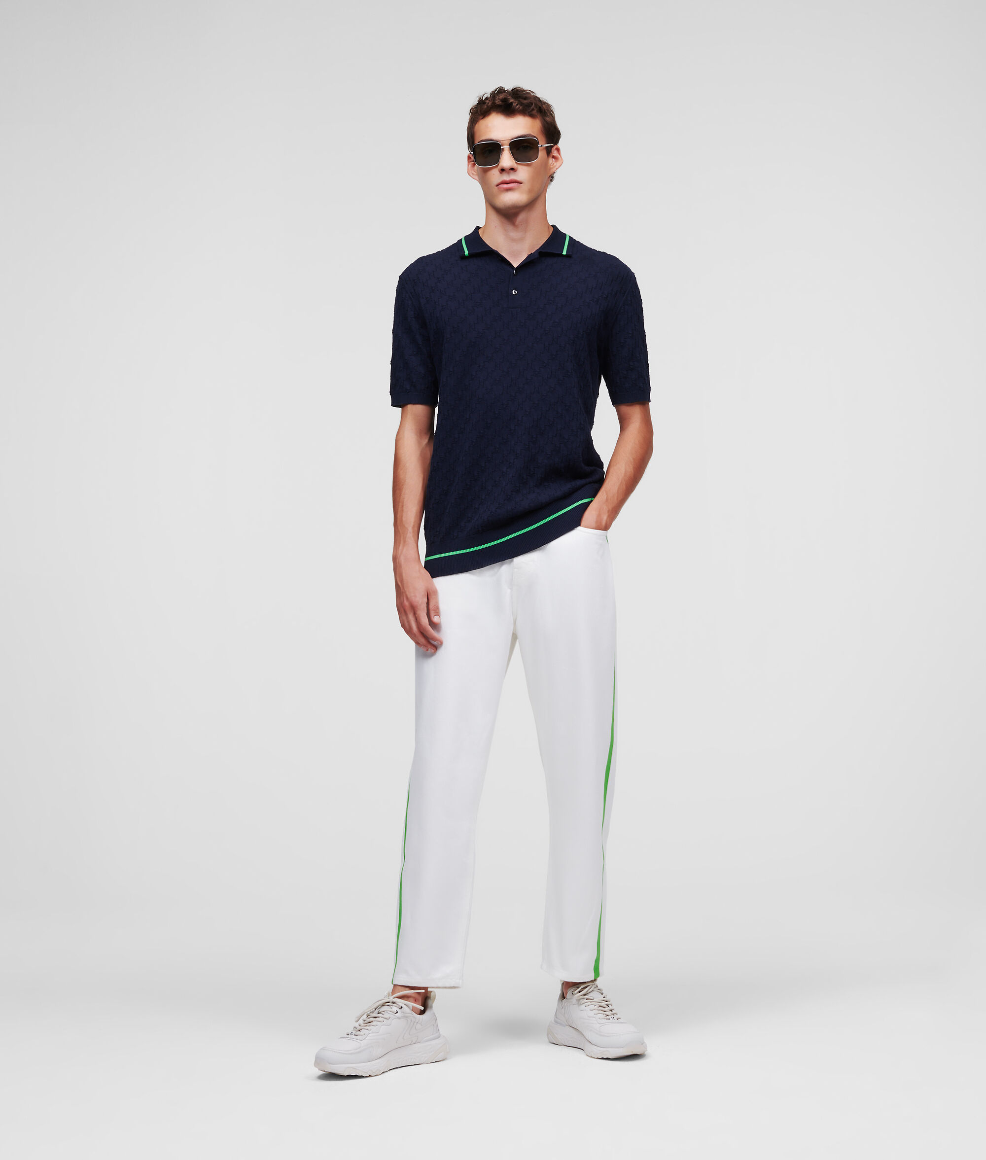 POLO TRICOTÉ KL MONOGRAM