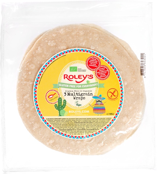 Roley’s Wraps Multigrain Glutenvrij (195 gr)