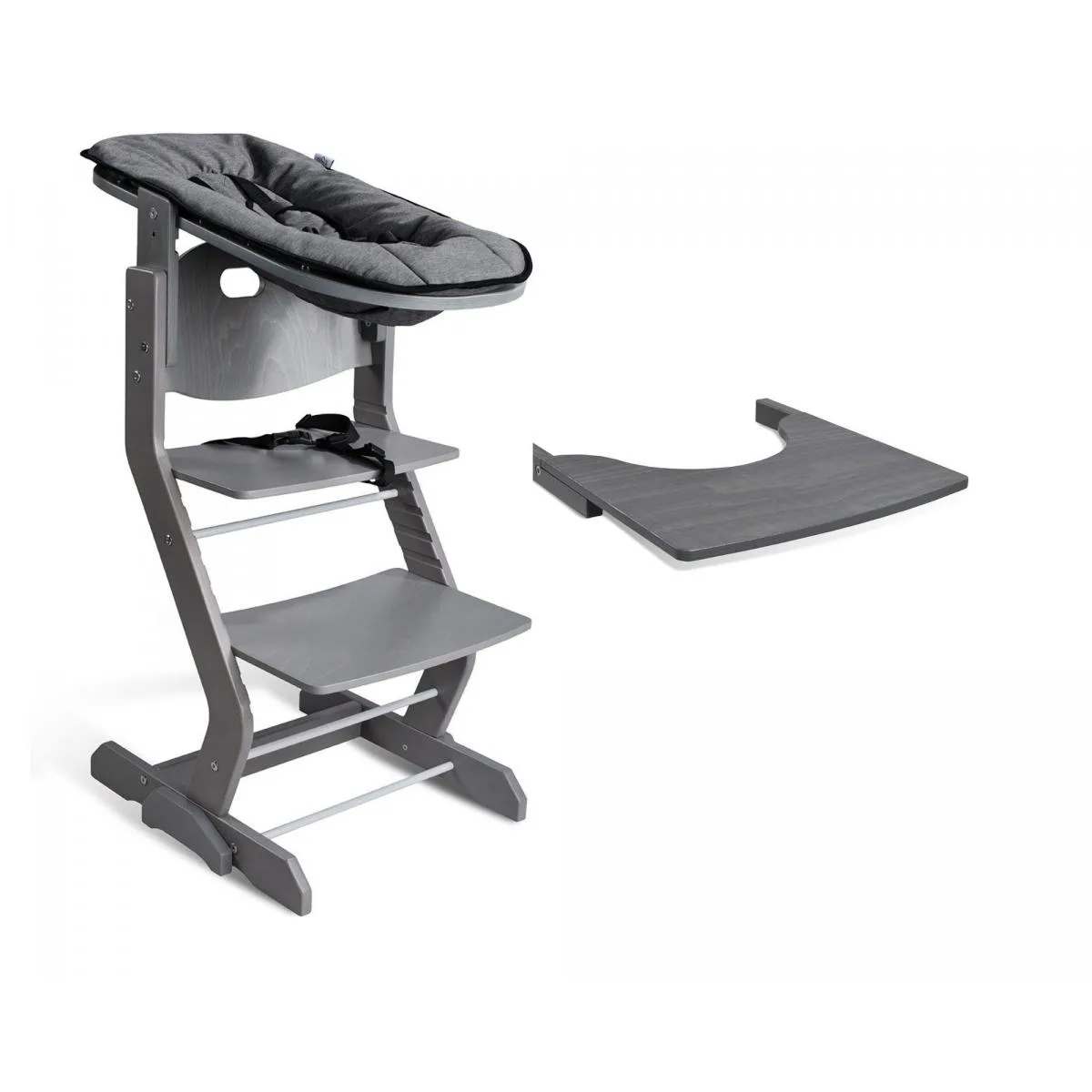 Tissi Chaise Haute Bébé Gris