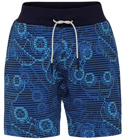 LEGO? Duplo Sweatshorts - LWPan - Navy/Bl?stribet m. Biler