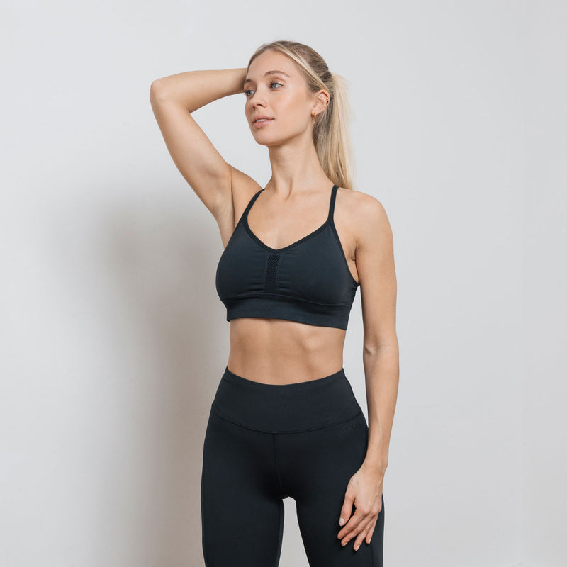 High Waist Leggings Schwarz
