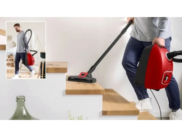Bosch BGB41PET1, 700 W, Beholder vakuum, Dry, Støvpose, 4 L, HEPA