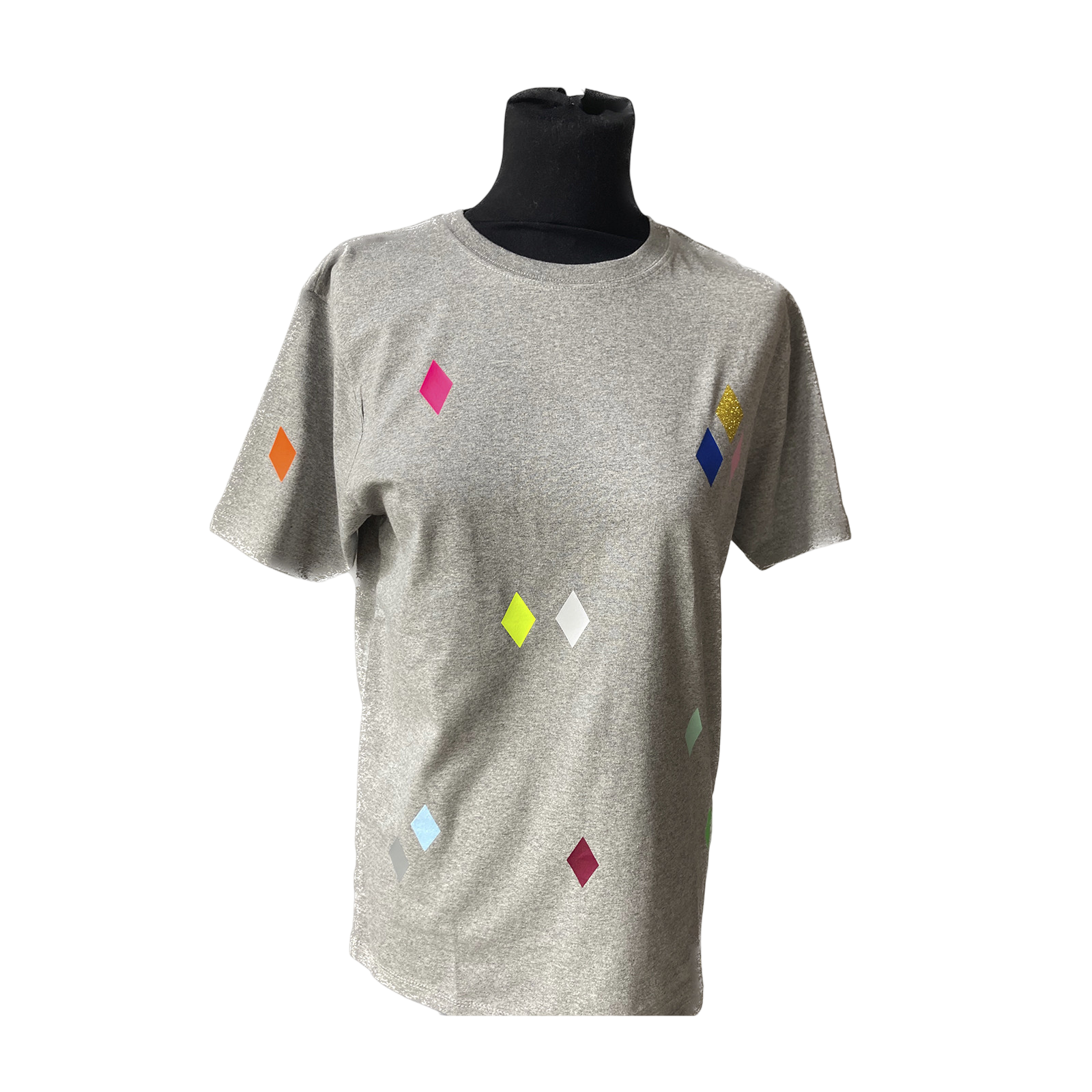 T-Shirt Diamonds Grey