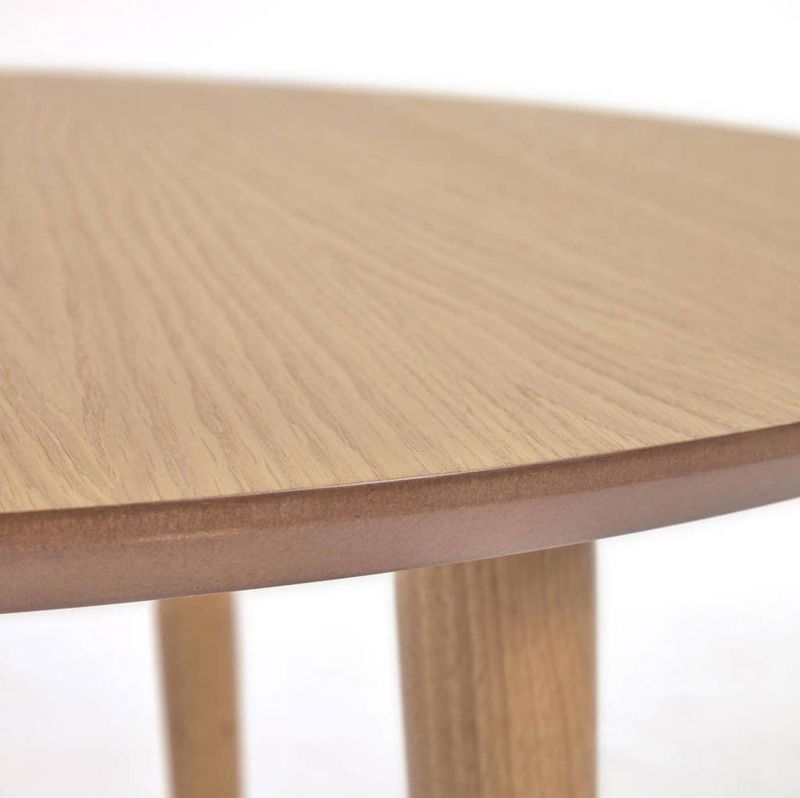 Kave Home - Oqui - Eettafel - Bruin - Uitschuifbaar - 140/220 x 90 cm