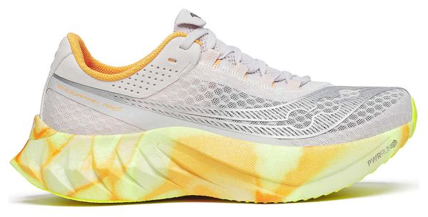 Chaussures Running Saucony Endorphin Pro 4 Gris/Orange Femme