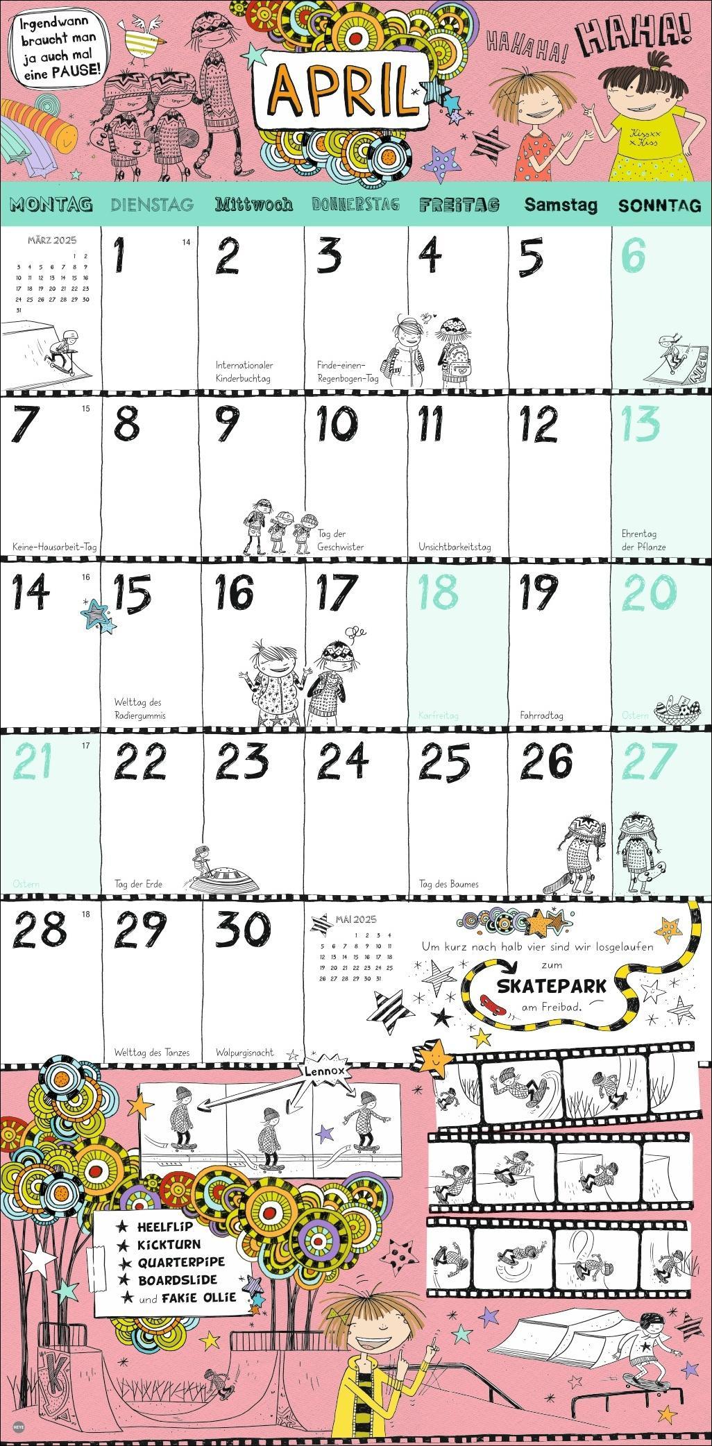 Lotta-Leben Broschurkalender 2025