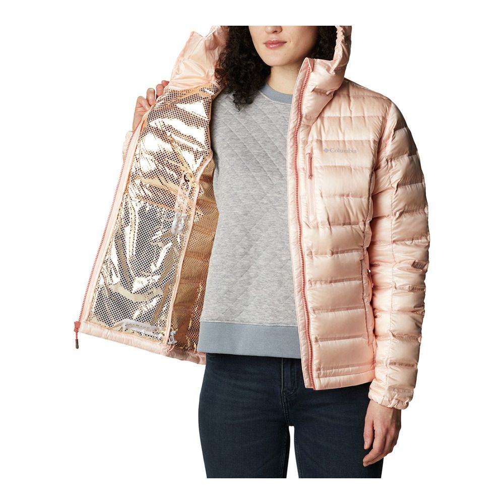 Columbia PEBBLE PEAK DOWN - Doudoune Femme peach/coral