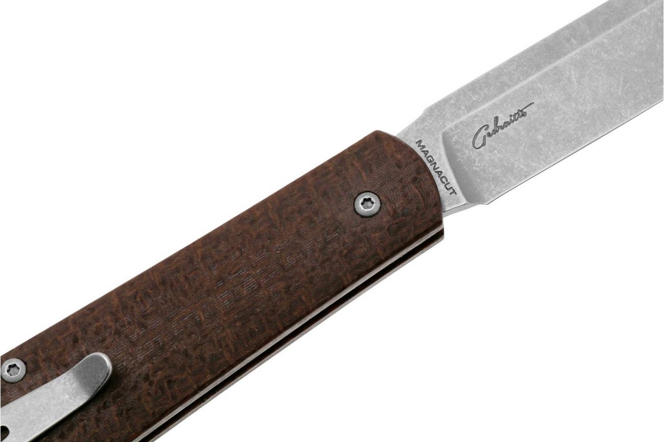 Böker Coffin 112946 Jute Micarta, slipjoint zakmes, Chuck Gedraitis design