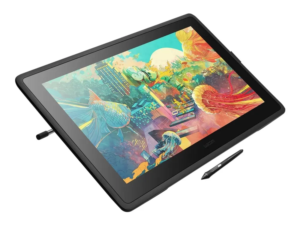 Wacom Cintiq 22 - Digitizer m/ LCD-skærm - højre- og venstrehåndet - 47.6 x 26.8 cm - elektromagnetisk - kablet - HDMI, USB 2.0