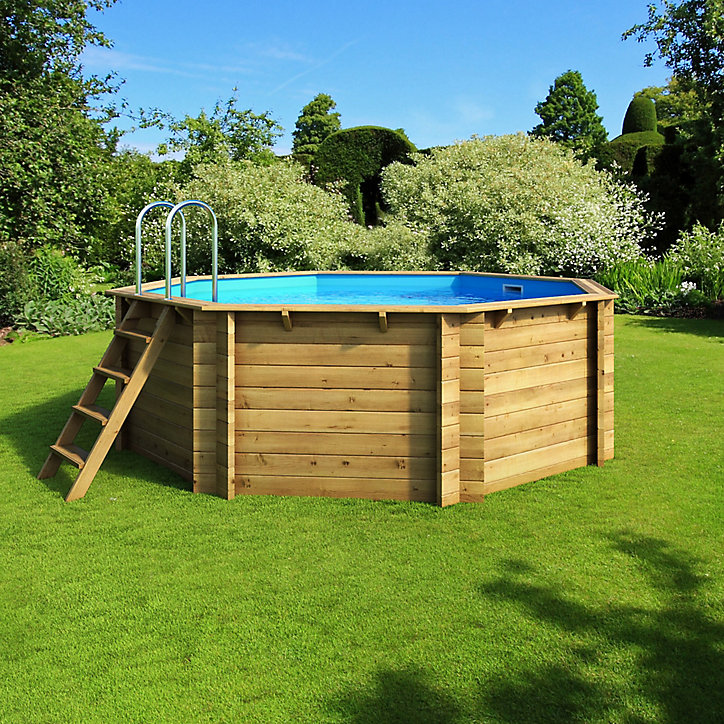 Piscine hors sol bois Procopi Tropic ø4,14 x h.1,20 m