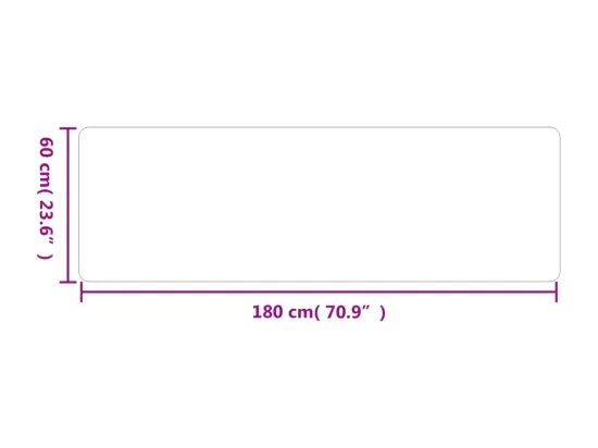 Prolenta Premium - Tapis de couloir gris 60x180 cm