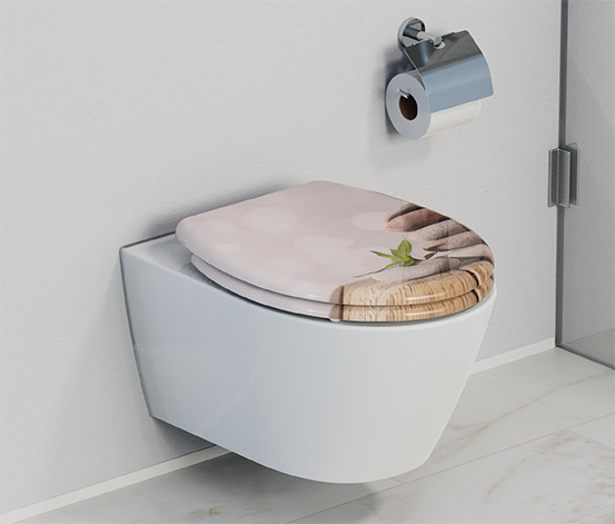 Duroplast-WC-Sitz »STONE PYRAMID«