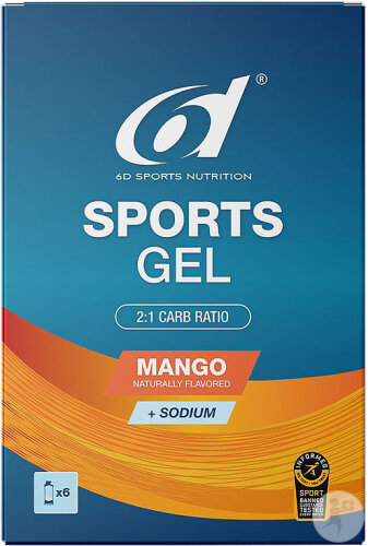 6D Sports Gel Mango 6 45ml