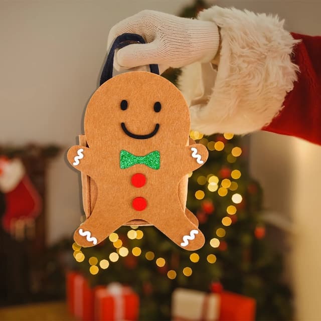 Christmas Christmas Sweets Cookies Bag Julegavegavepose