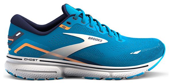 Chaussures Running Brooks Ghost 15 Bleu Orange Homme