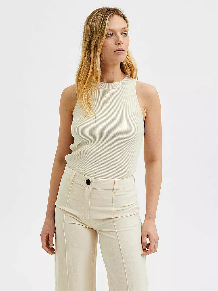 SELECTED FEMME Top SLFSOLINA  creme