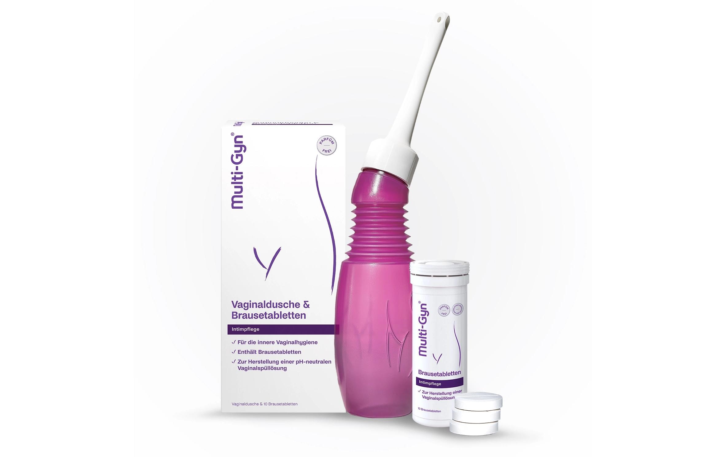 Vaginaldusche + Brausetablette 1 SetSet für die Intimhygiene