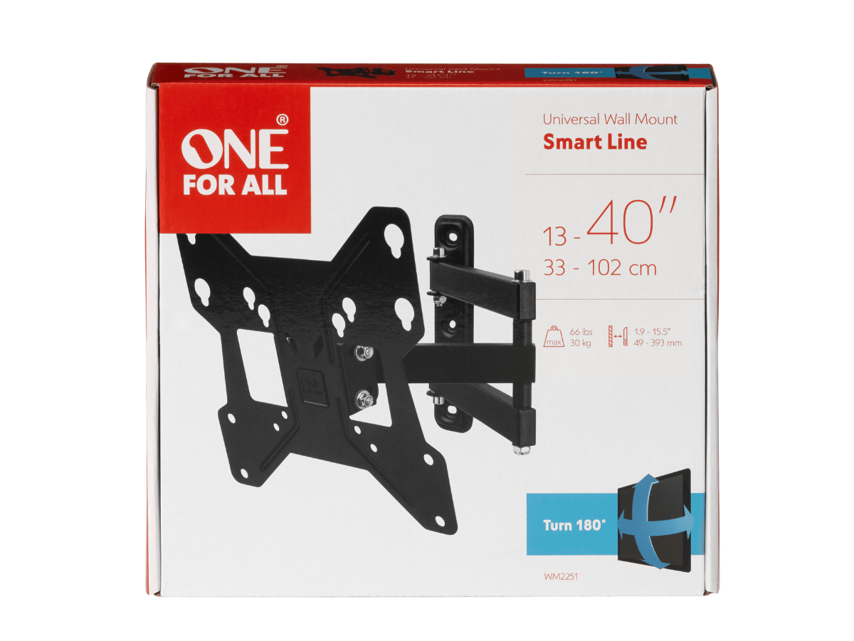 One For All Smart Turn 180° TV Beugel - 13 tot 43 inch