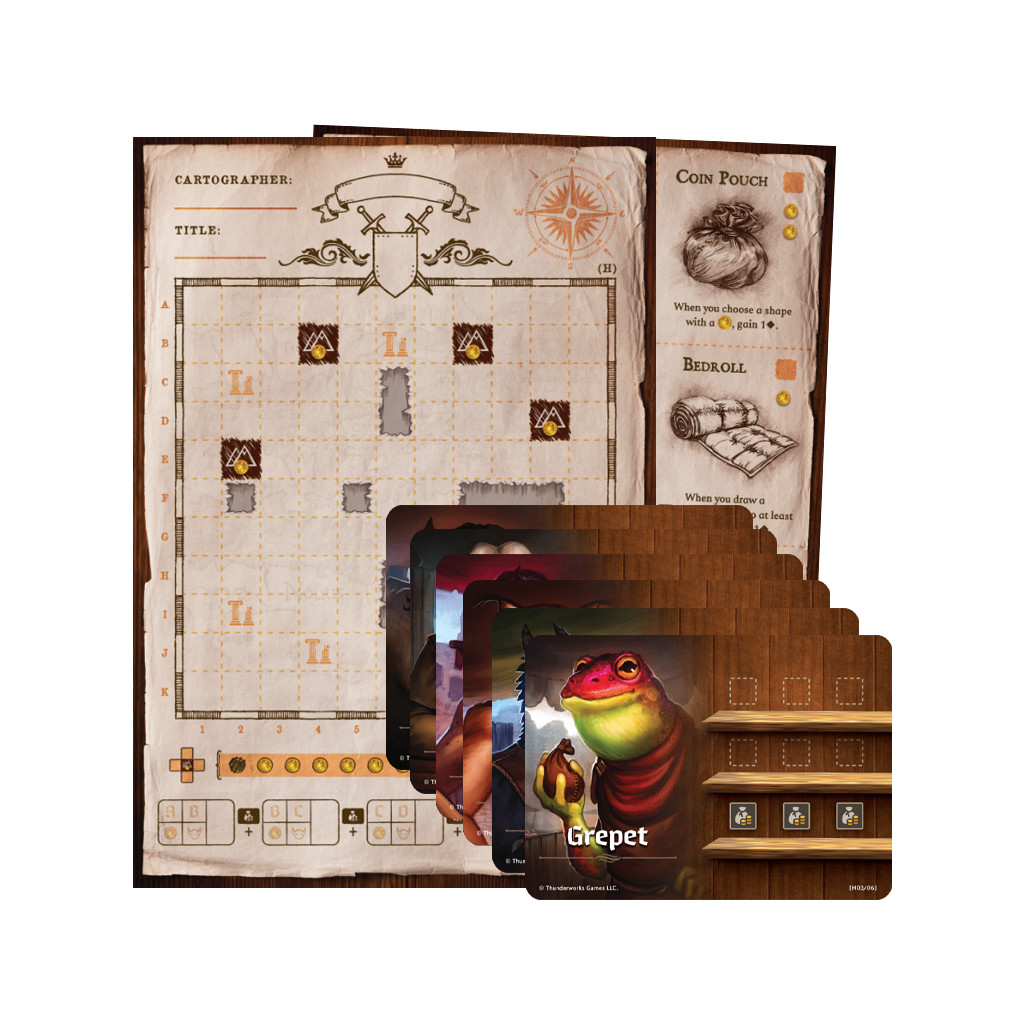 Cartographers Heroes - Map Pack 6 Hornhelm