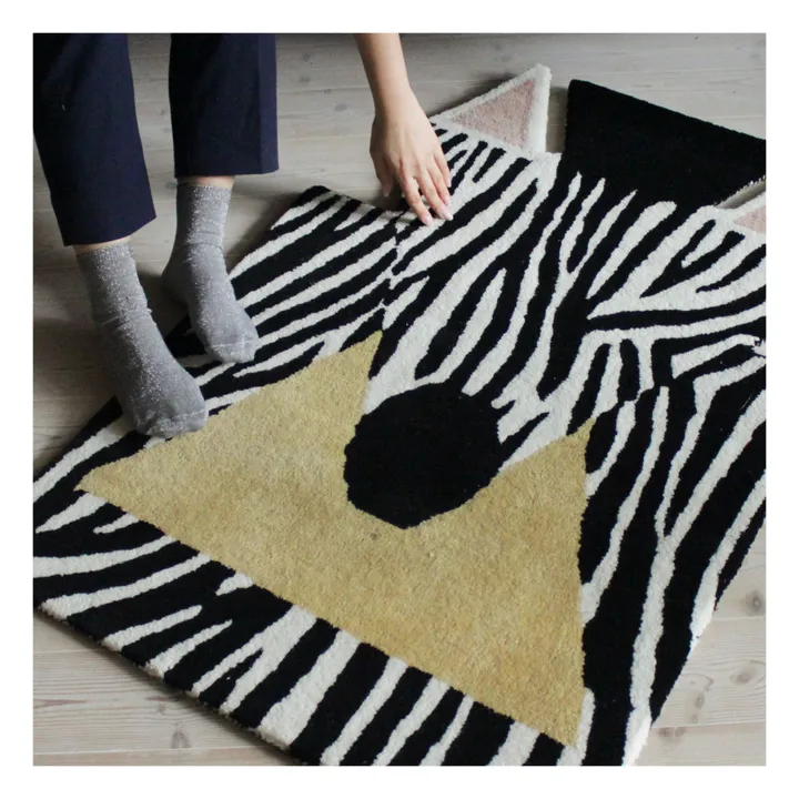 EO Tapis en laine Zèbre