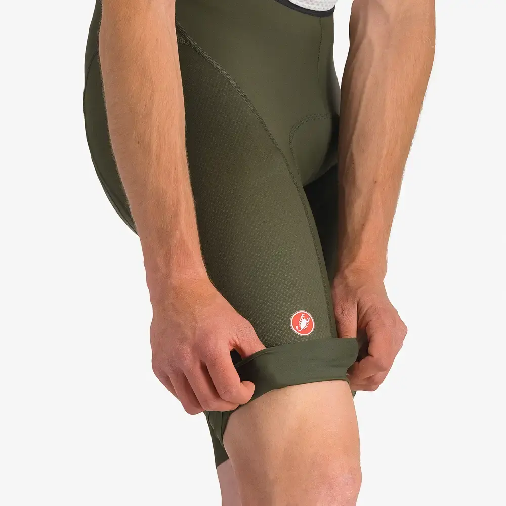 Castelli Competitizone 2 Fietsbroek Kort Donkergroen Heren