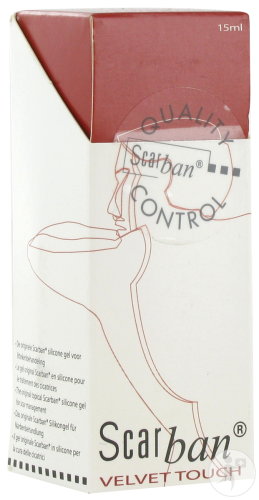 Scarban Velvet Touch Silicone Gel Lipogel Flacon Pompe 15ml