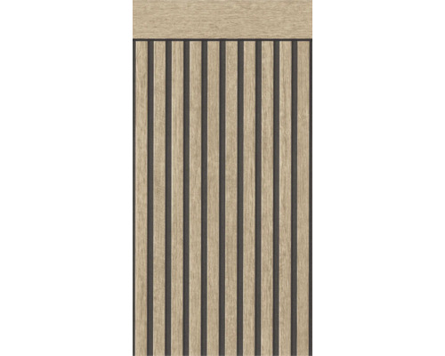 Randplint 39744-1 houten paneel lichtbruin 5 m x 106 cm