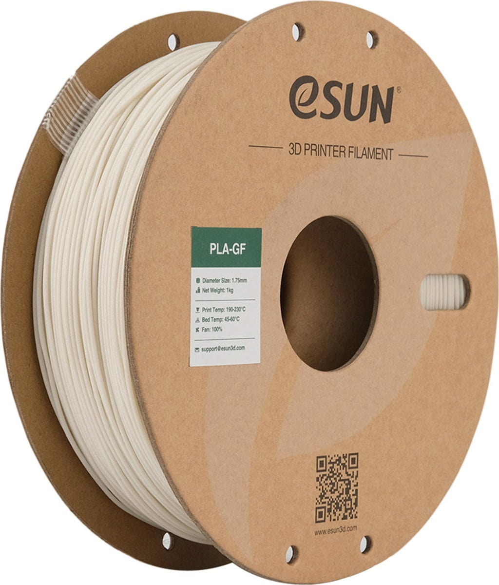 eSUN  PLA-GF White, 1,75 mm / 1000 g    Glasfaserverstärktes PLA-Filament
