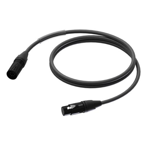Procab PRD955 Prime 0.5m DMX - AES XLR male - XLR female 5p.