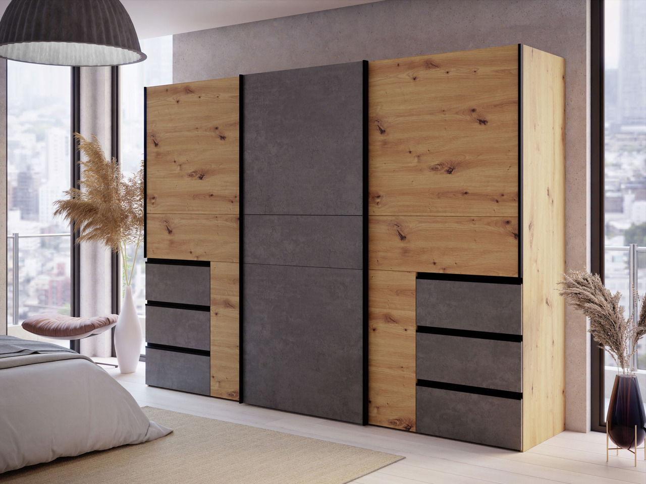Z2 Schwebetürenschrank 3-trg. WINN2