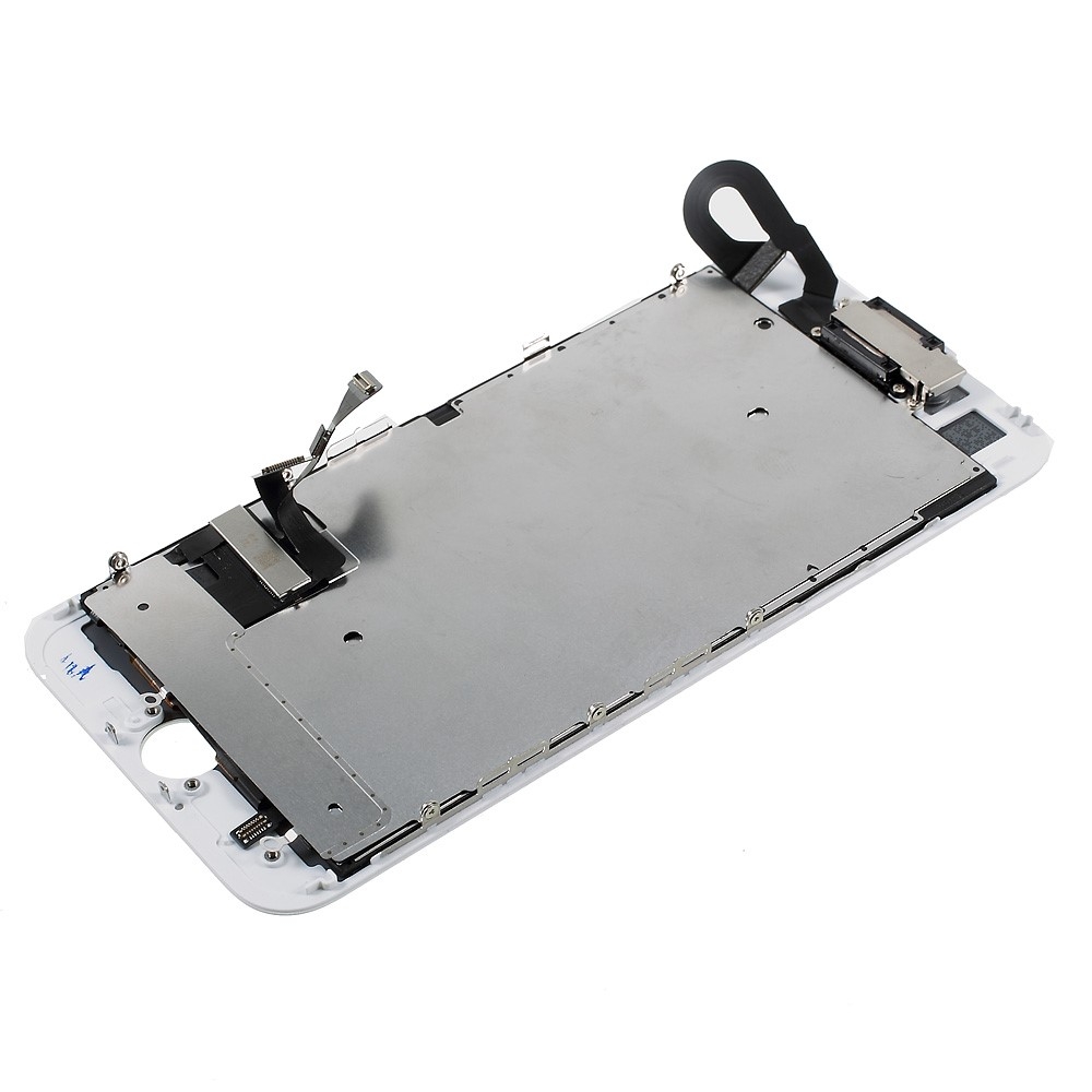 iPhone 7 Plus Komplettdisplay (Digitizer, LCD, Rahmen, Front Kamera, Metallplatte) - Weiss