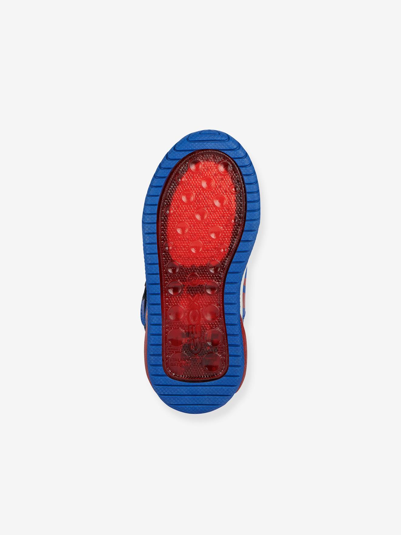 Tênis infantil Geox® Inek Boy azul elétrico com luzes