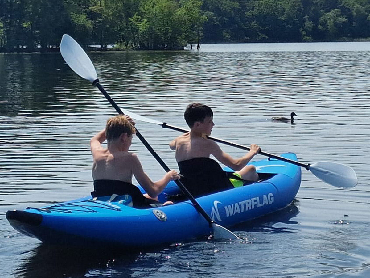 Watrflag Solo Touring 320 - Opblaasbare Dropstich Kayak -1P