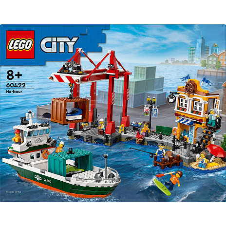 LEGO City Havnefront med fragtskib 60422