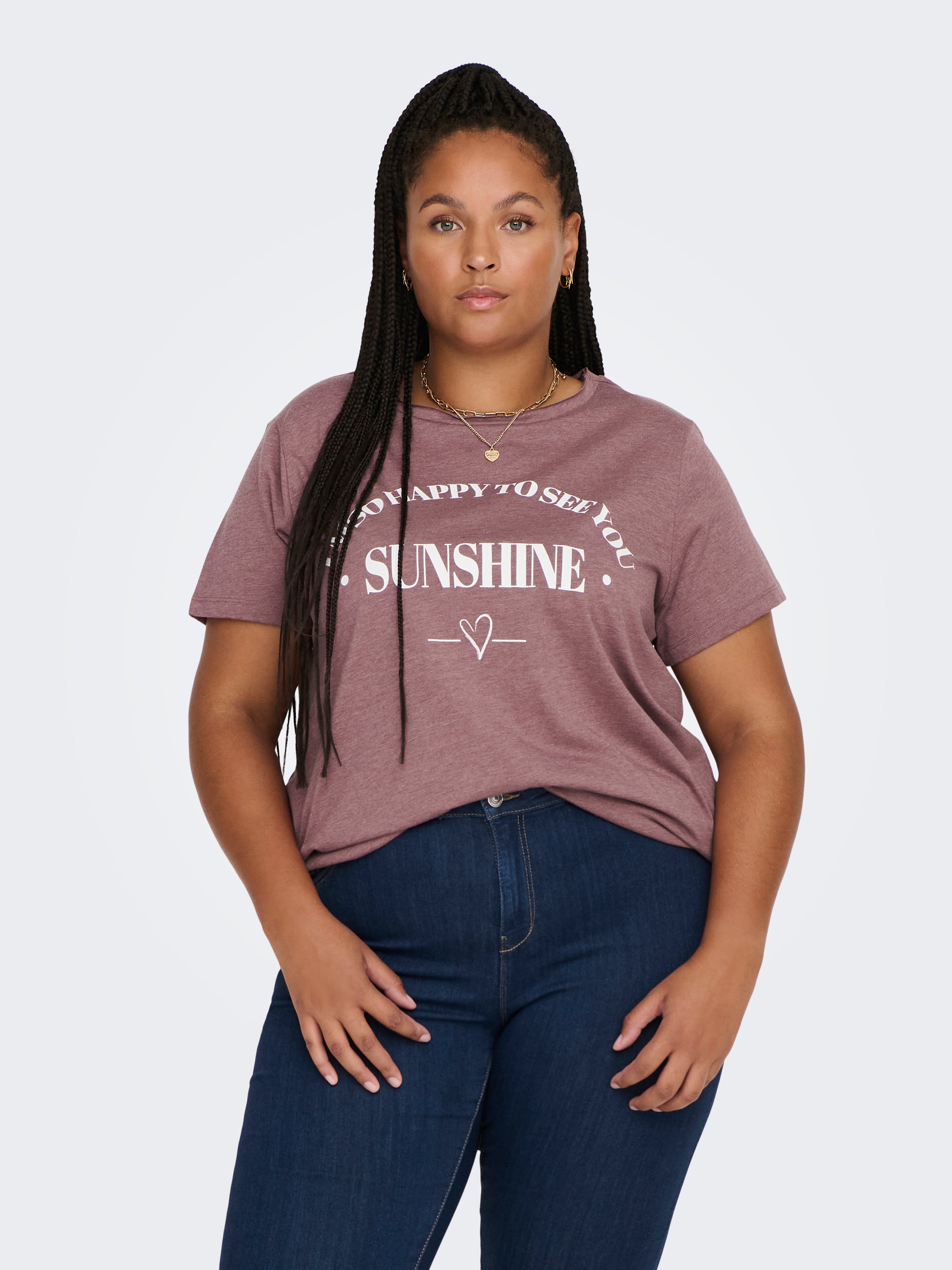 CARNEWLIA T-shirt Rose Brown
