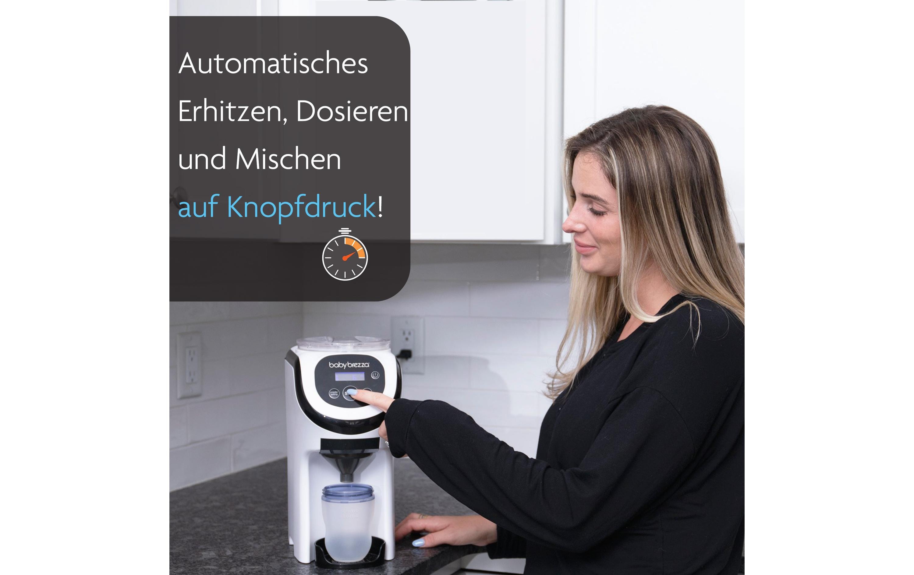Flaschenwärmer Formula Pro Mini Weiss<br>Automatischer Flaschenzubereiter: dosiert, mischt und erwärmt Milchpulver auf Knopfdruck