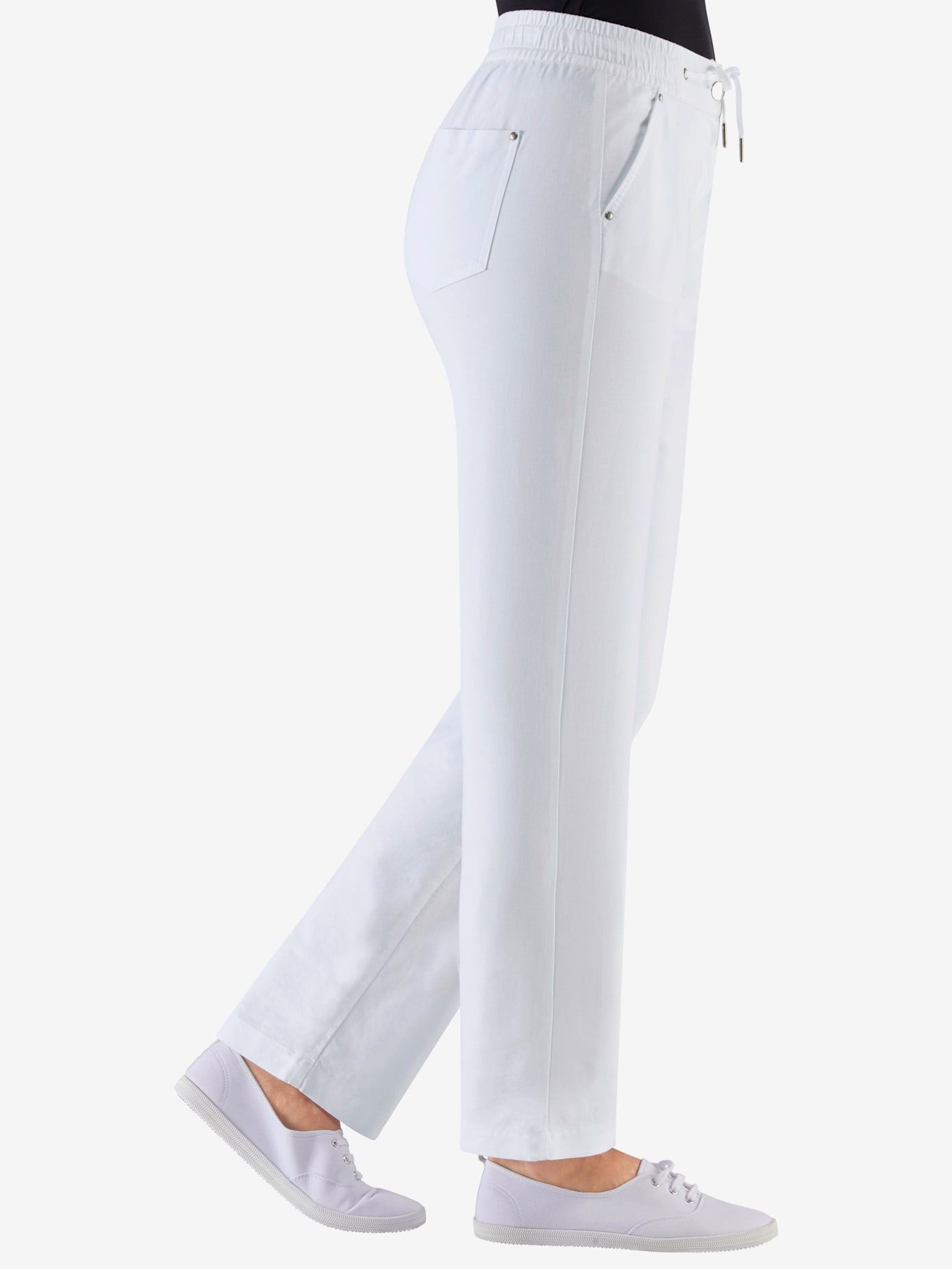 Pantalon coupe sportive ceinture élastique