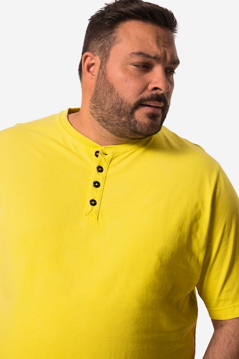 John F. Gee Henley, Halbarm, Vintage Look, bis 84/86